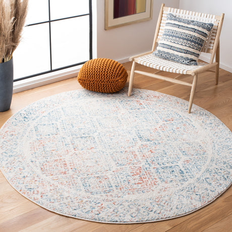 Safavieh Tulum Tul264C Ivory/Terracotta Rug.