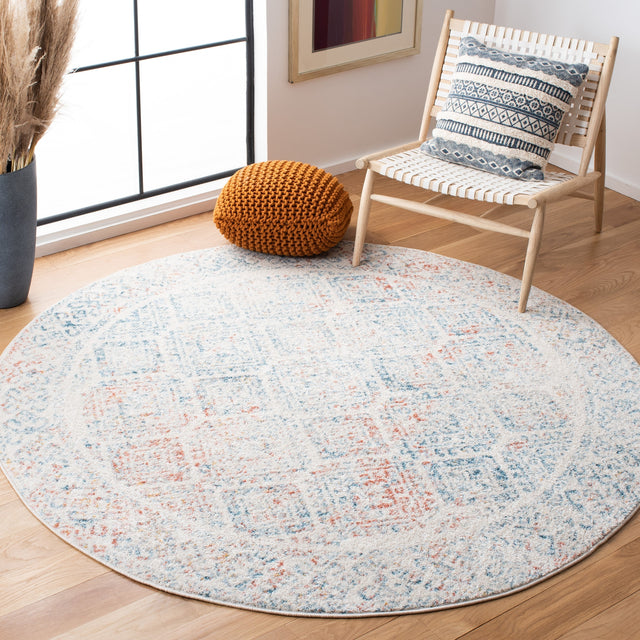 Safavieh Tulum Tul264C Ivory/Terracotta Rug.