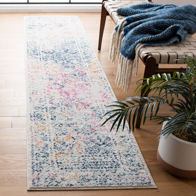 Safavieh Tulum Tul264D Ivory/Dark Blue Rug.