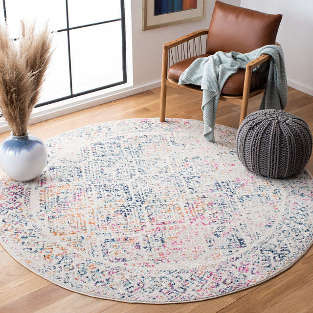 Safavieh Tulum Tul264D Ivory/Dark Blue Rug.