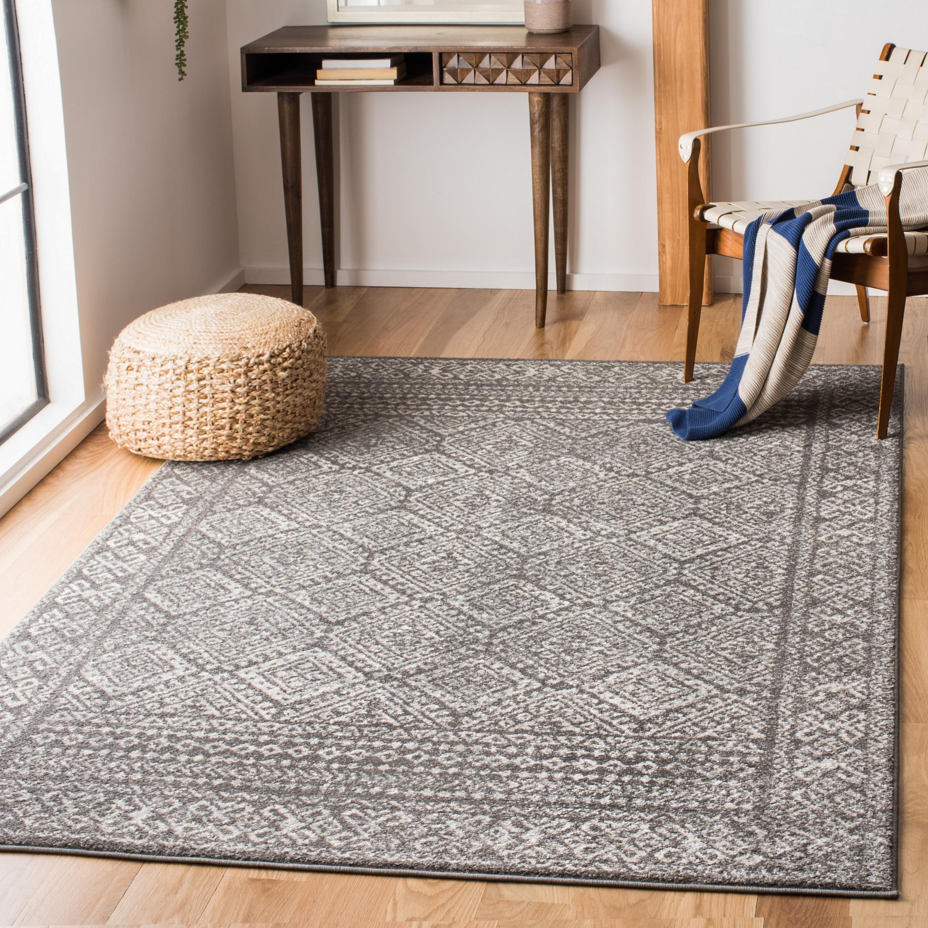 Safavieh Tulum Tul264F Dark Grey/Ivory Area Rug