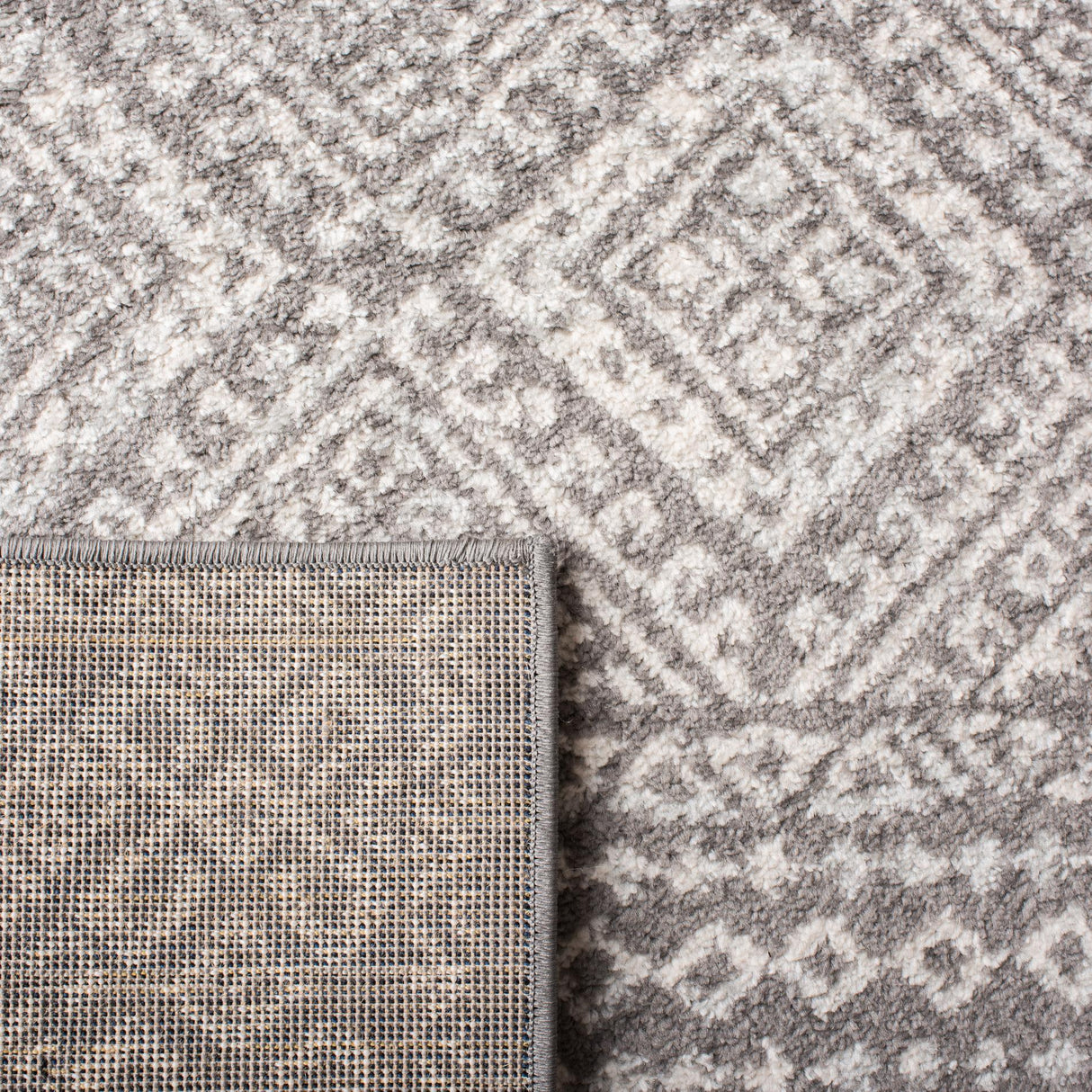 Safavieh Tulum Tul264F Dark Grey/Ivory Rug.