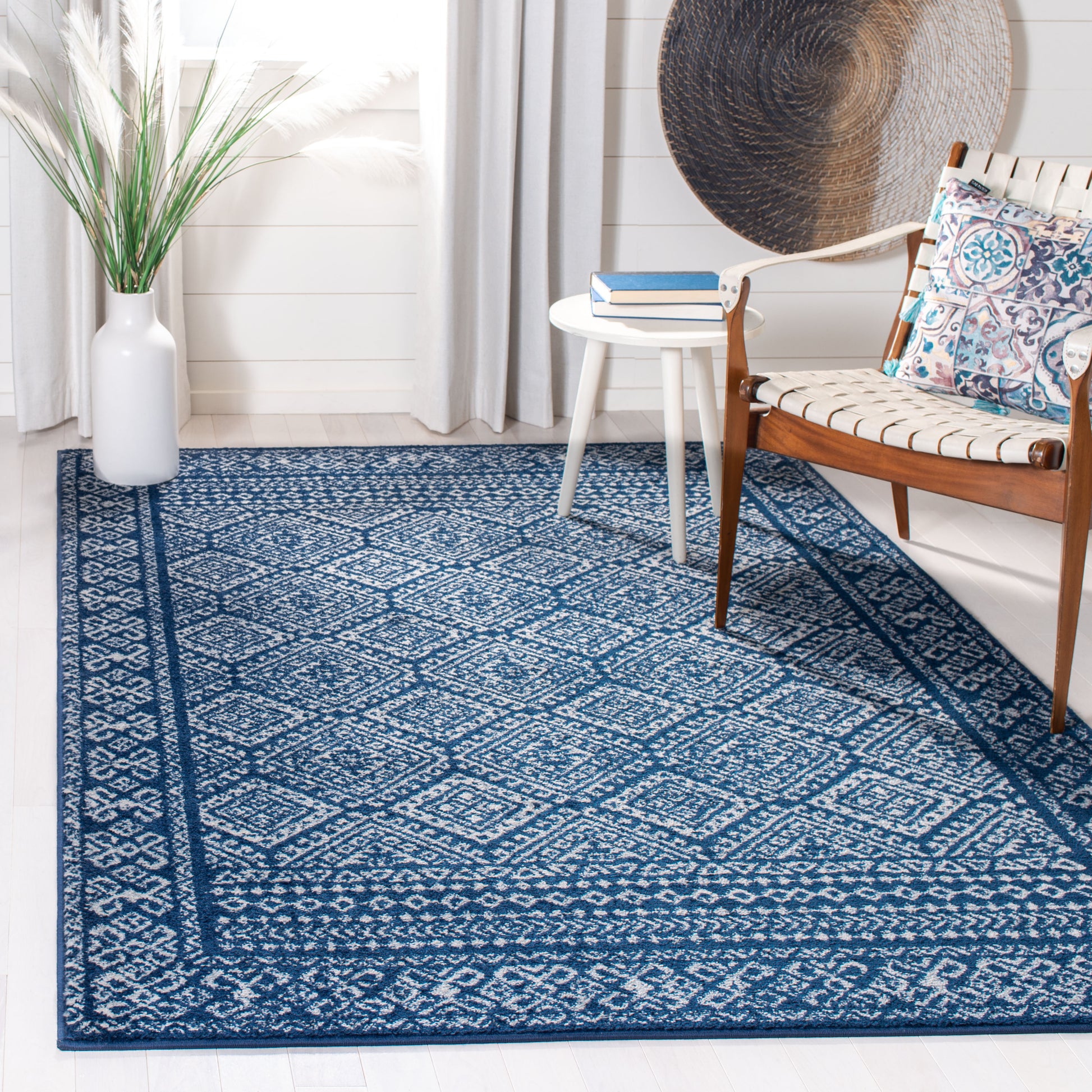 Safavieh Tulum Tul264N Navy/Ivory Area Rug