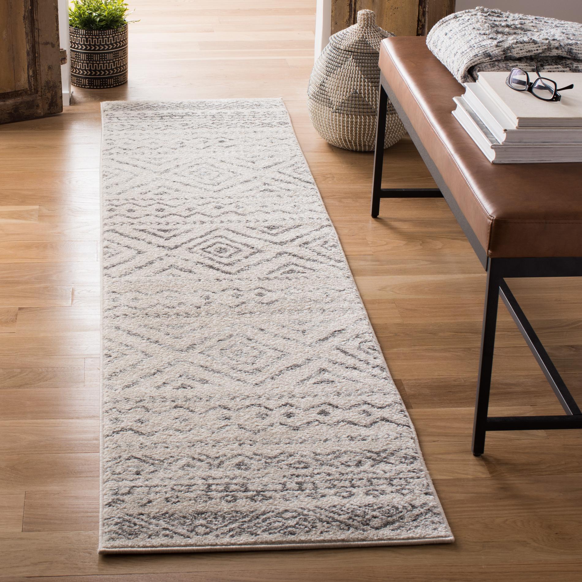 Safavieh Tulum Tul267A Ivory/Grey Area Rug