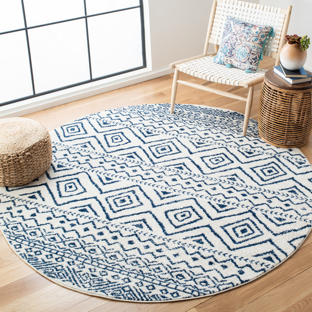 Safavieh Tulum Tul267C Ivory/Navy Rug.