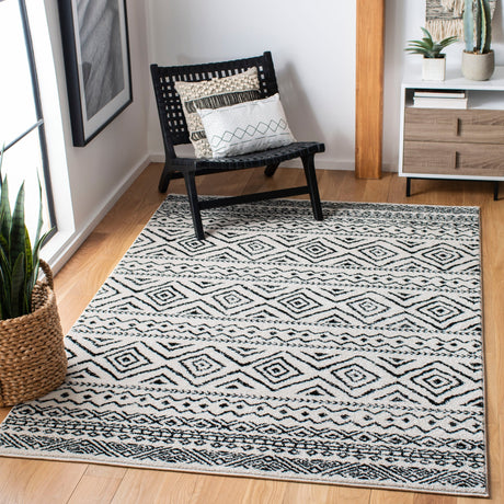 Safavieh Tulum Tul267D Ivory/Black Rug.