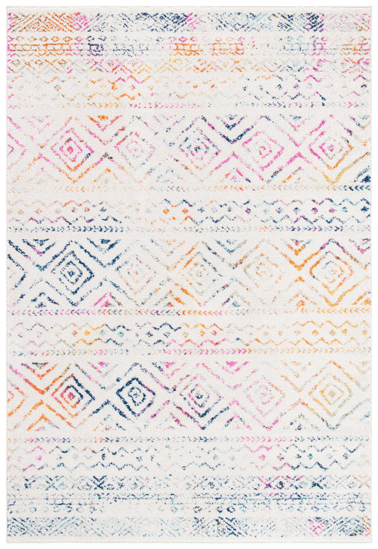 Safavieh Tulum Tul267E Ivory/Fuchsia Area Rug