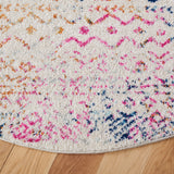 Safavieh Tulum Tul267E Ivory/Fuchsia Rug.