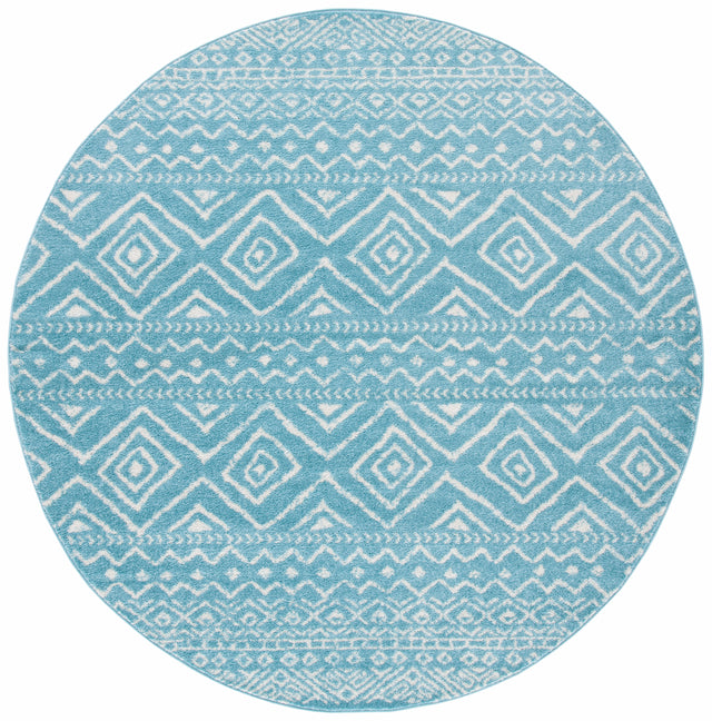 Safavieh Tulum Tul267K Turquoise/Ivory Rug.