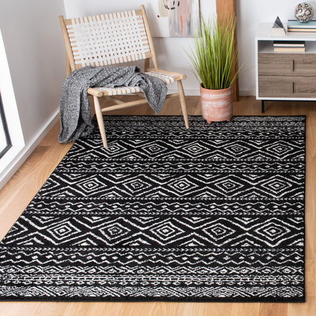 Safavieh Tulum Tul267Z Black/Ivory Rug.