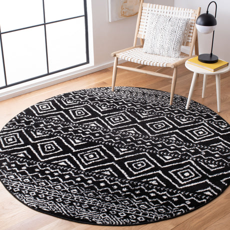 Safavieh Tulum Tul267Z Black/Ivory Rug.