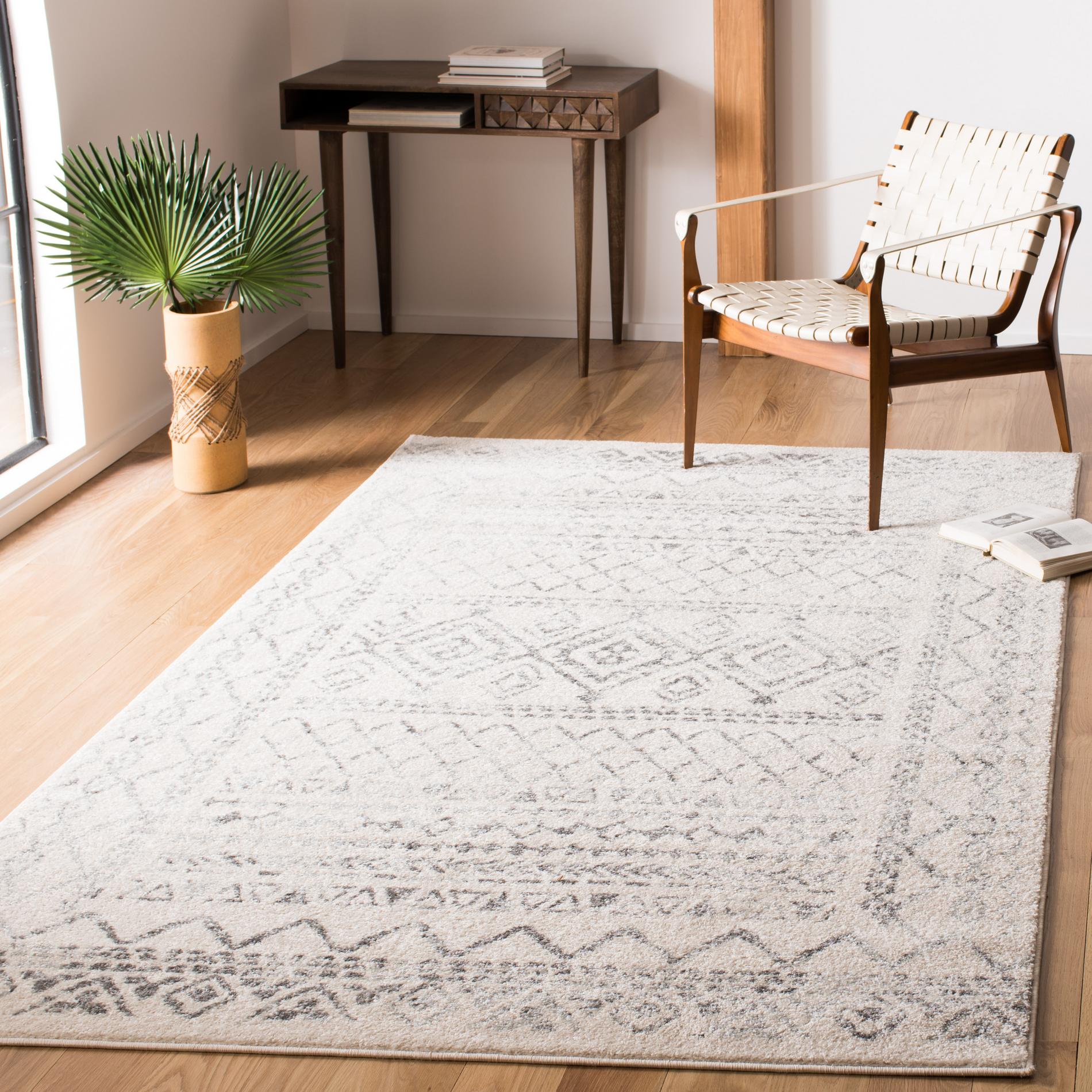 Safavieh Tulum Tul268A Ivory/Grey Area Rug