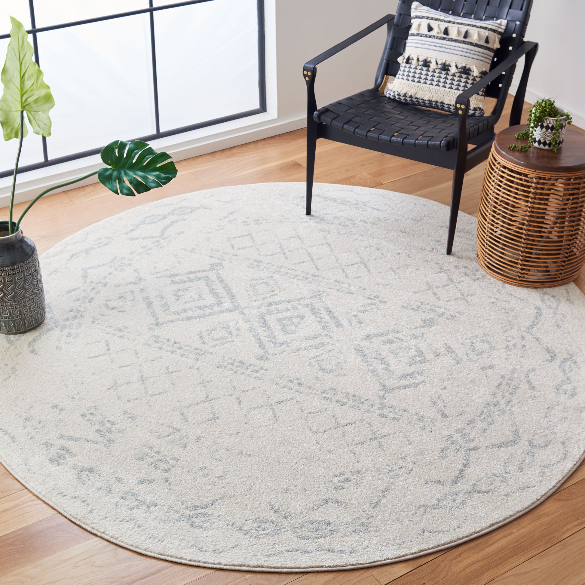 Safavieh Tulum Tul268B Ivory/Light Grey Area Rug