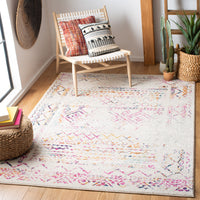 Safavieh Tulum Tul268E Ivory/Fuchsia Area Rug