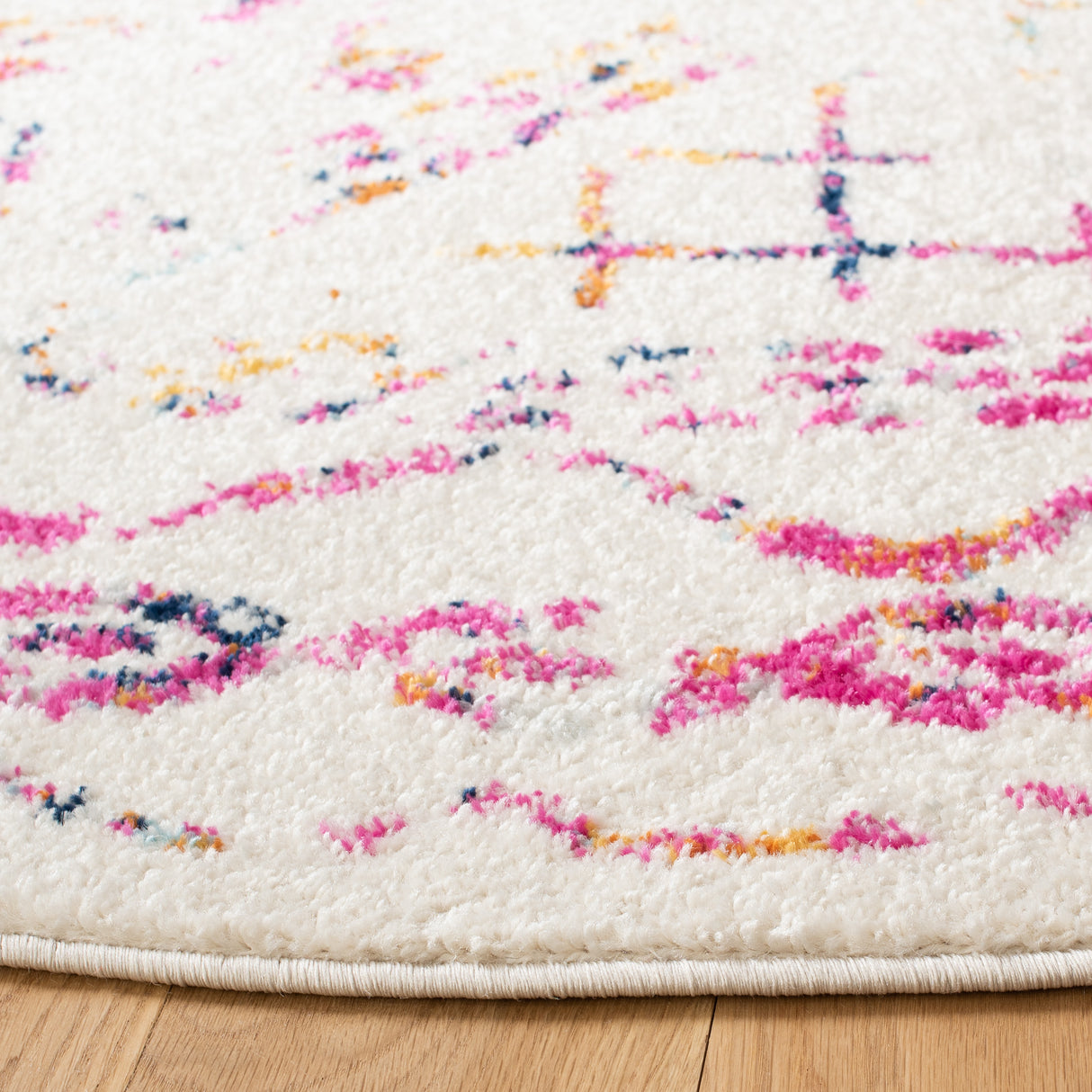Safavieh Tulum Tul268E Ivory/Fuchsia Rugs.