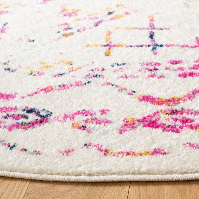 Safavieh Tulum Tul268E Ivory/Fuchsia Rugs.