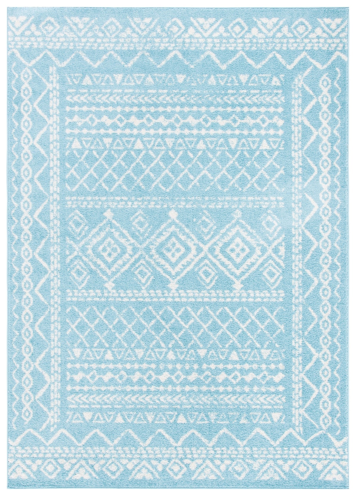 Safavieh Tulum Tul268K Turquoise/Ivory Rugs.