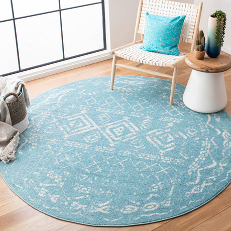 Safavieh Tulum Tul268K Turquoise/Ivory Rugs.