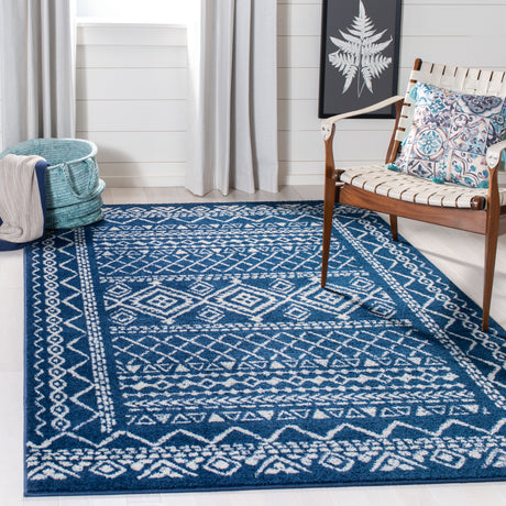 Safavieh Tulum Tul268N Navy/Ivory Rug.