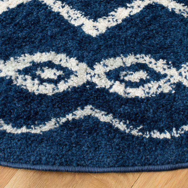 Safavieh Tulum Tul268N Navy/Ivory Rug.