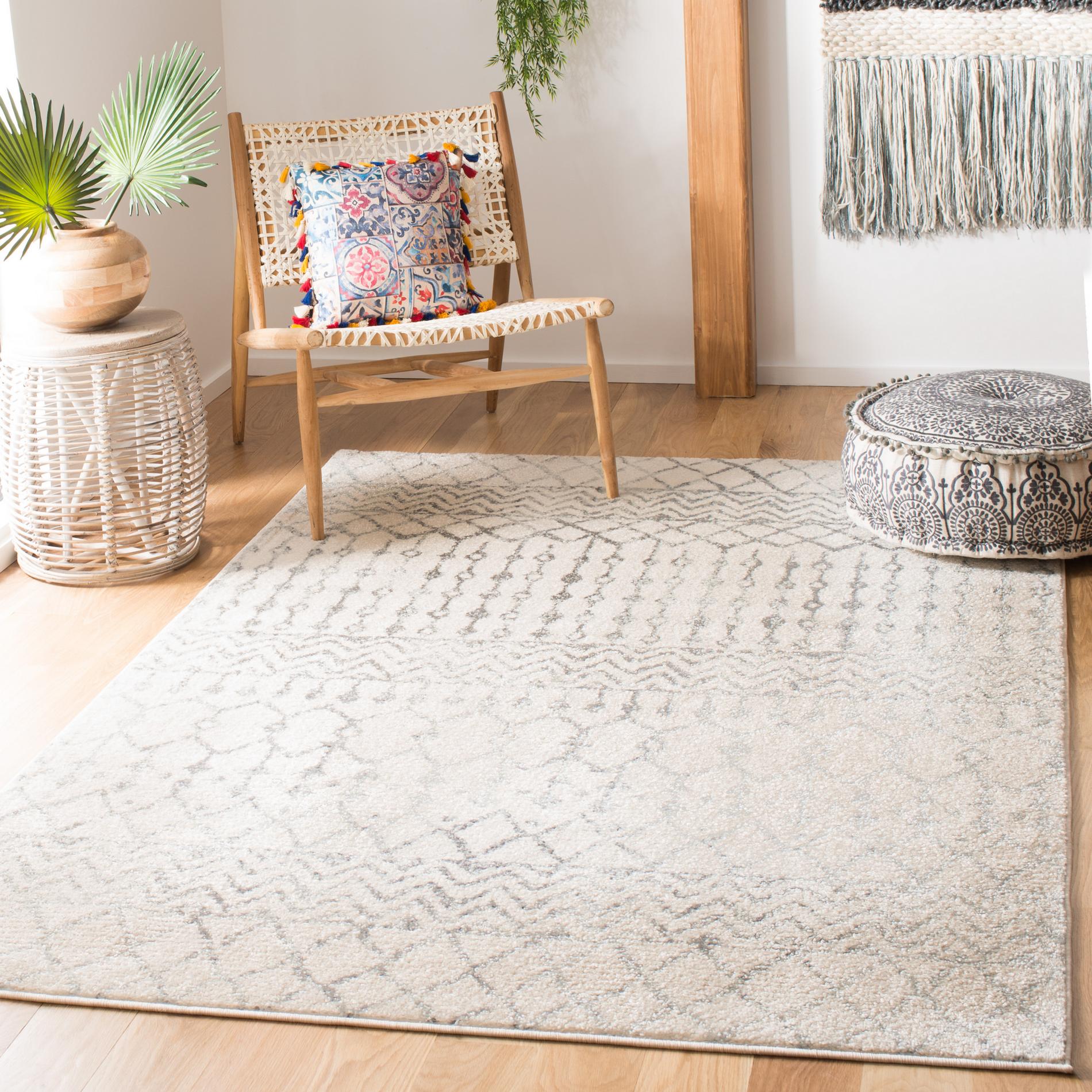 Safavieh Tulum Tul270A Ivory/Grey Area Rug