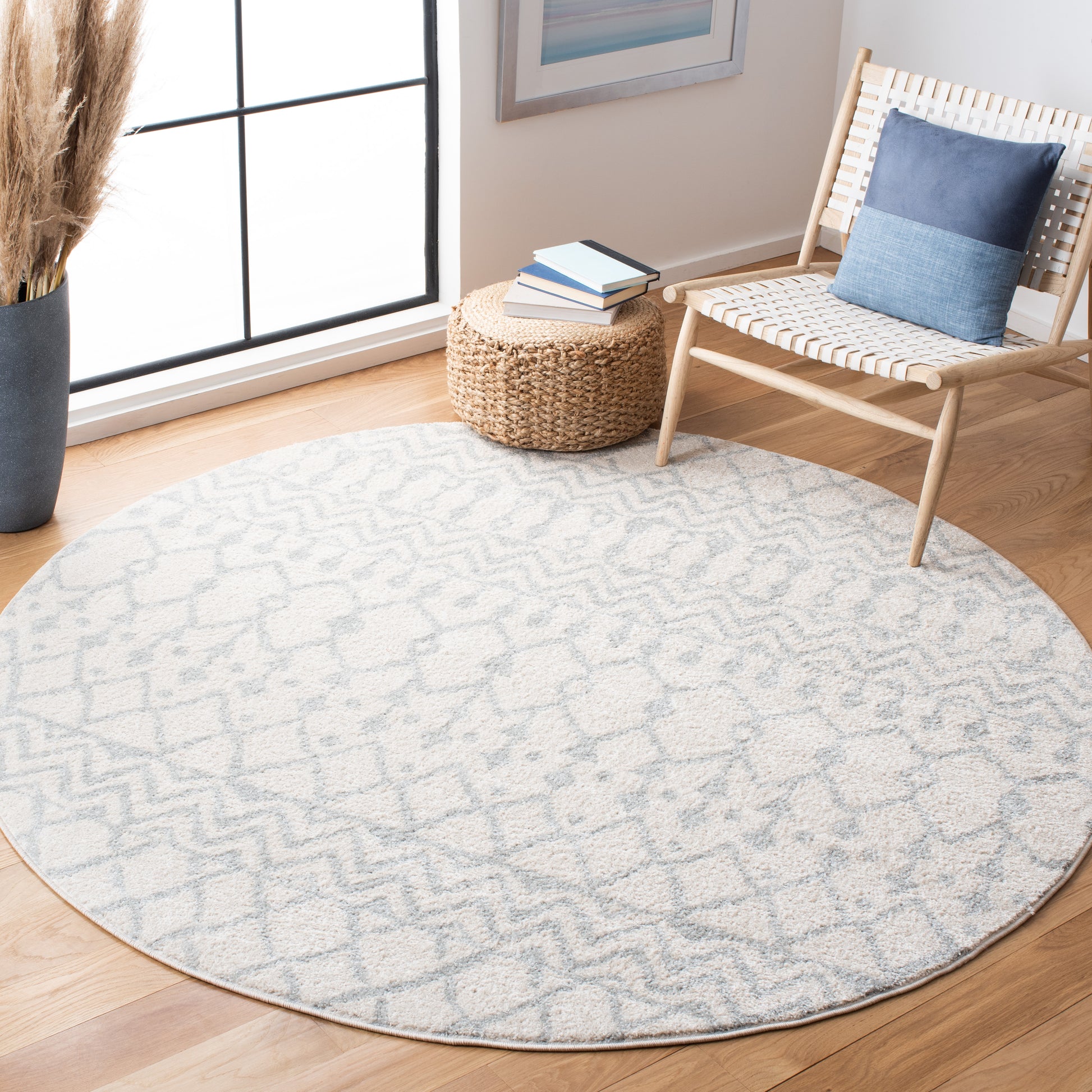 Safavieh Tulum Tul270D Ivory/Light Grey Area Rug