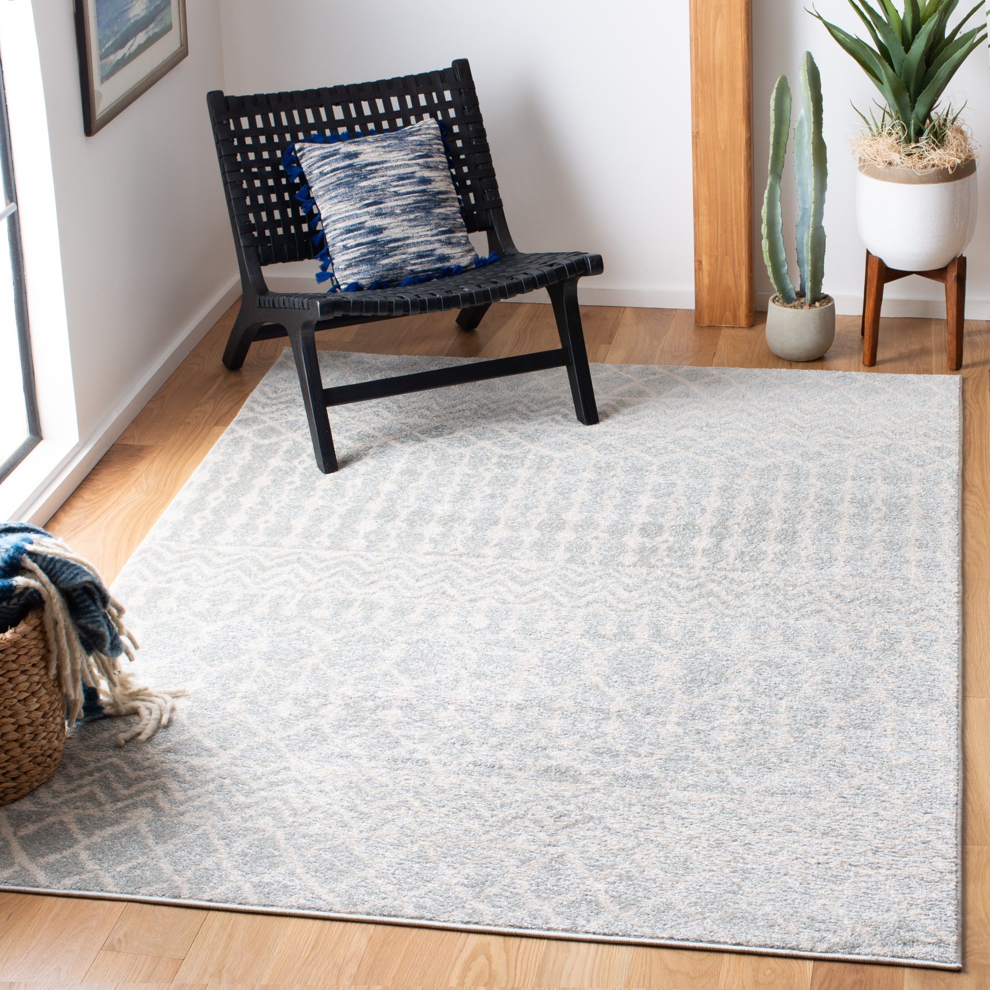 Safavieh Tulum Tul270F Light Grey/Ivory Area Rug