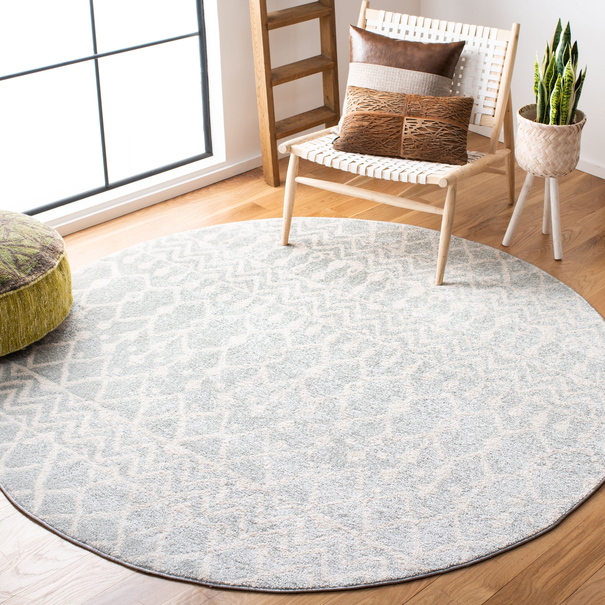 Safavieh Tulum Tul270F Light Grey/Ivory Area Rug