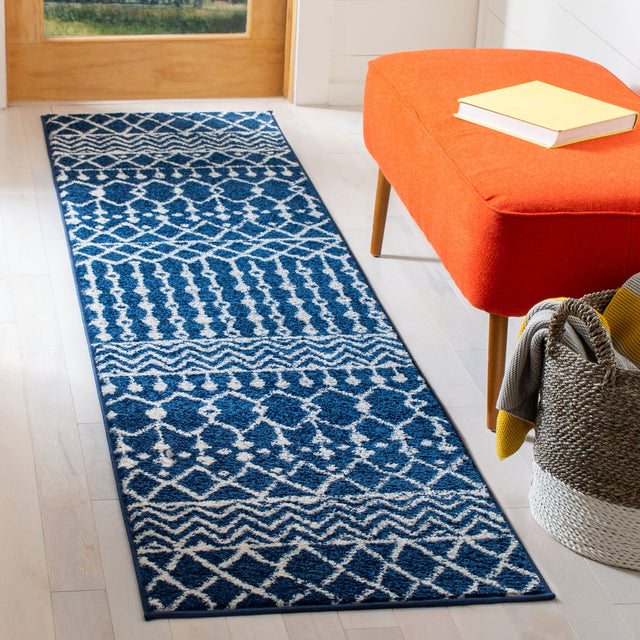 Safavieh Tulum Tul270N Navy/Ivory Rug.