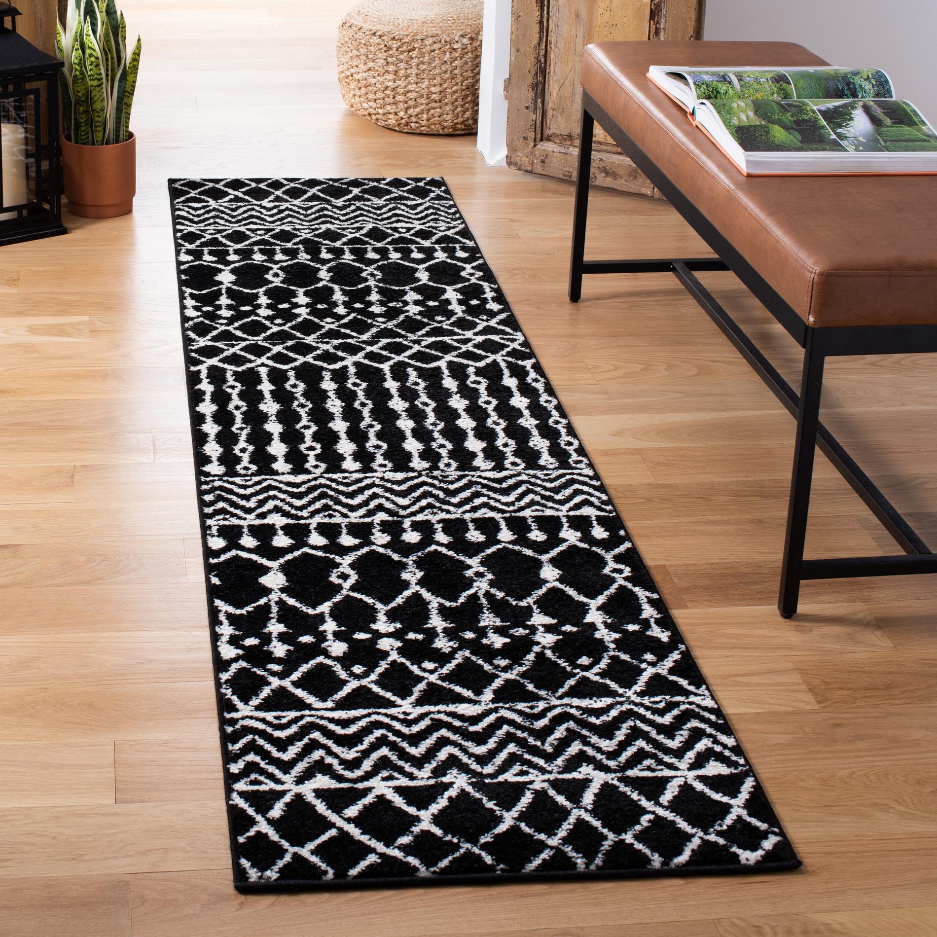 Safavieh Tulum Tul270Z Black/Ivory Area Rug