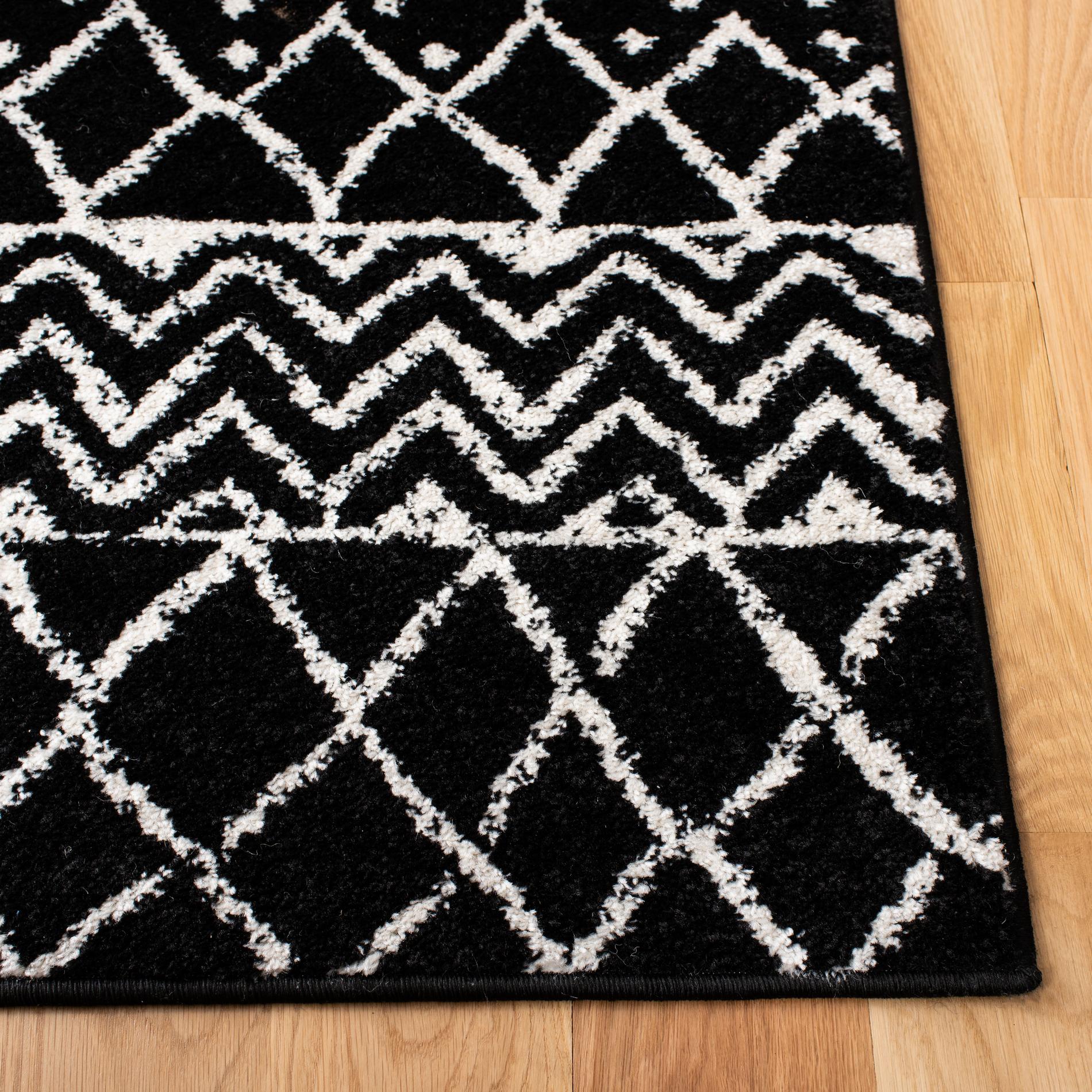 Safavieh Tulum Tul270Z Black/Ivory Area Rug