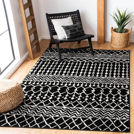 Safavieh Tulum Tul270Z Black/Ivory Rugs.