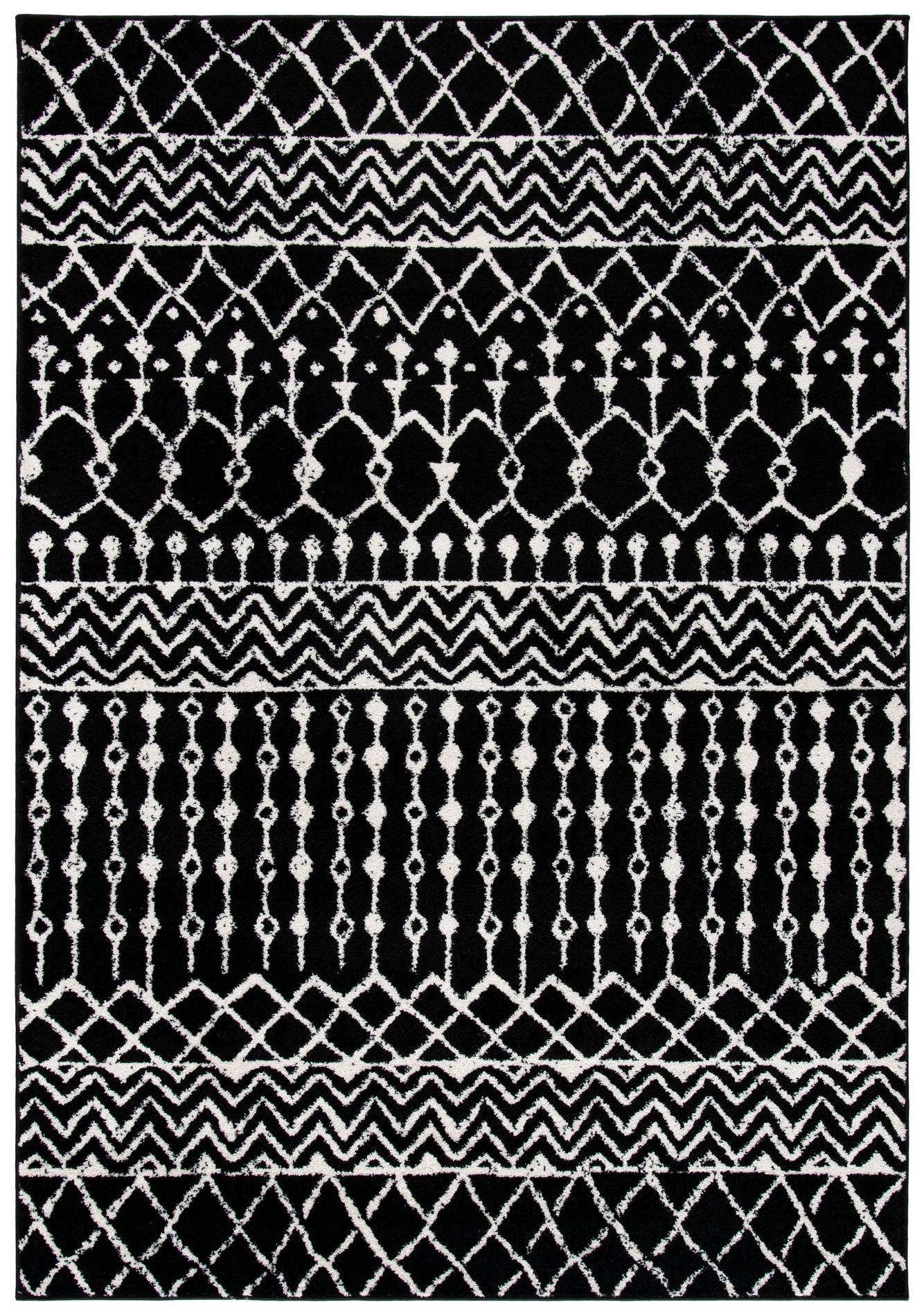 Safavieh Tulum Tul270Z Black/Ivory Area Rug