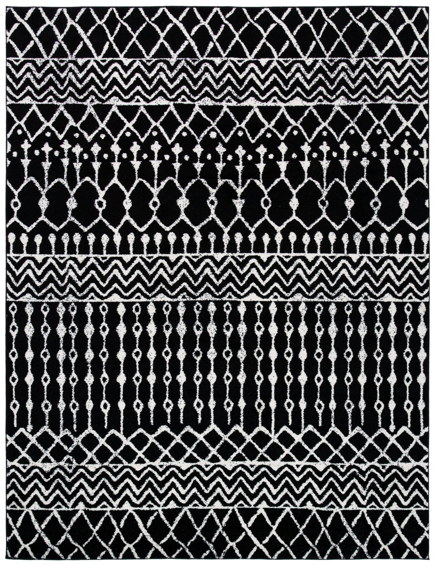 Safavieh Tulum Tul270Z Black/Ivory Area Rug