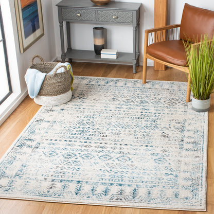 Safavieh Tulum Tul271B Ivory/Teal Area Rug