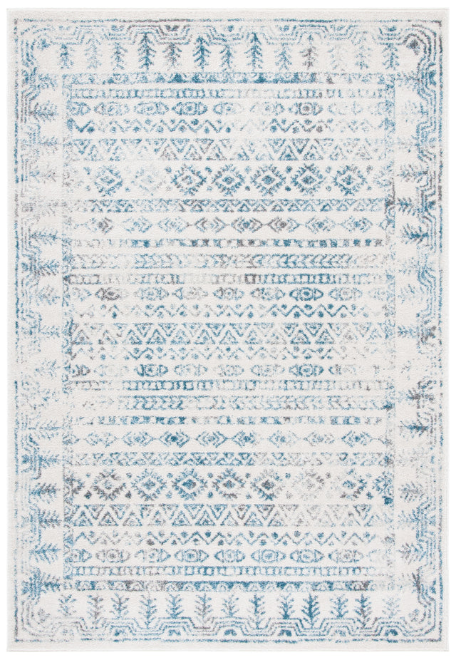 Safavieh Tulum Tul271B Ivory/Teal Rugs.