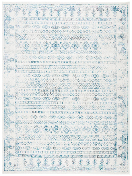 Safavieh Tulum Tul271B Ivory/Teal Rugs.