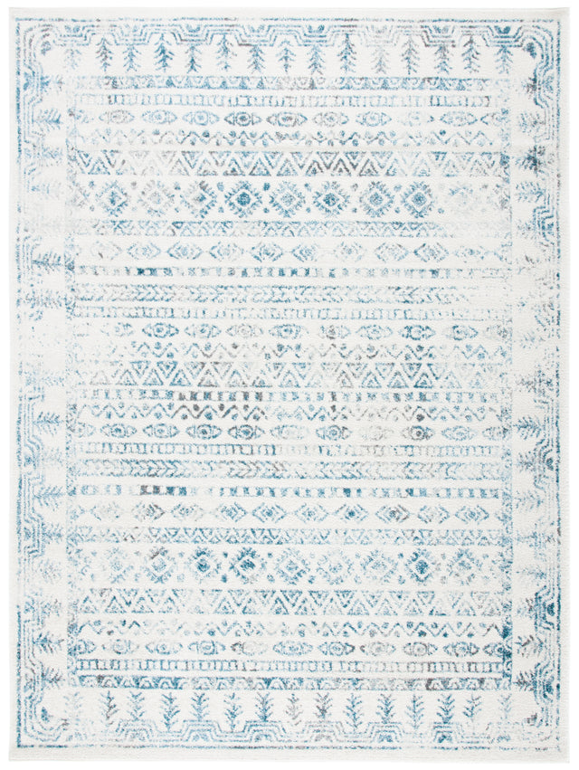 Safavieh Tulum Tul271B Ivory/Teal Rugs.