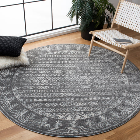 Safavieh Tulum Tul271F Dark Grey/Ivory Rugs.