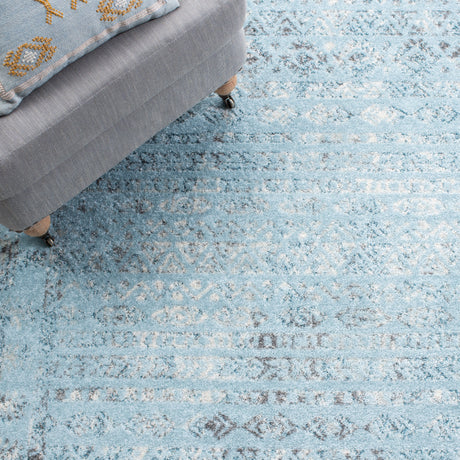 Safavieh Tulum Tul271J Aqua Blue/Dark Grey Rugs.