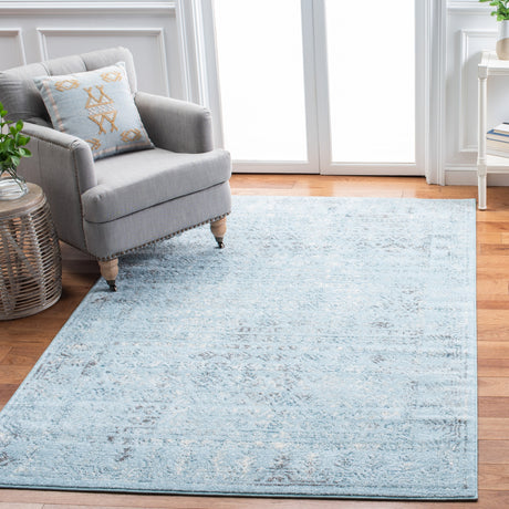 Safavieh Tulum Tul271J Aqua Blue/Dark Grey Rugs.