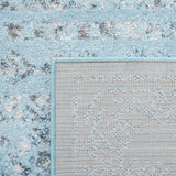 Safavieh Tulum Tul271J Aqua Blue/Dark Grey Rugs.