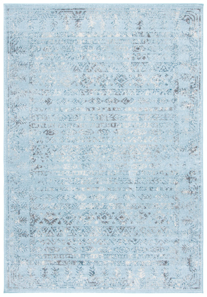 Safavieh Tulum Tul271J Aqua Blue/Dark Grey Area Rug