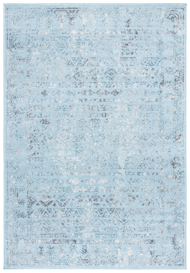 Safavieh Tulum Tul271J Aqua Blue/Dark Grey Rugs.