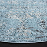 Safavieh Tulum Tul271J Aqua Blue/Dark Grey Rugs.