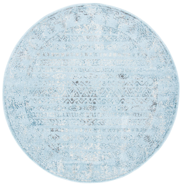 Safavieh Tulum Tul271J Aqua Blue/Dark Grey Rugs.