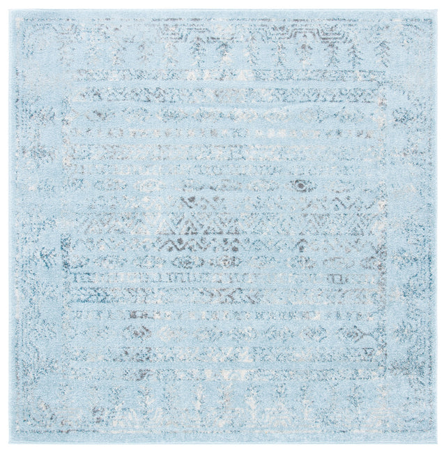 Safavieh Tulum Tul271J Aqua Blue/Dark Grey Rugs.