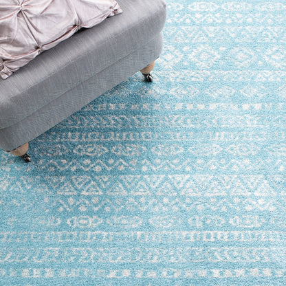 Safavieh Tulum Tul271K Aqua/Ivory Area Rug