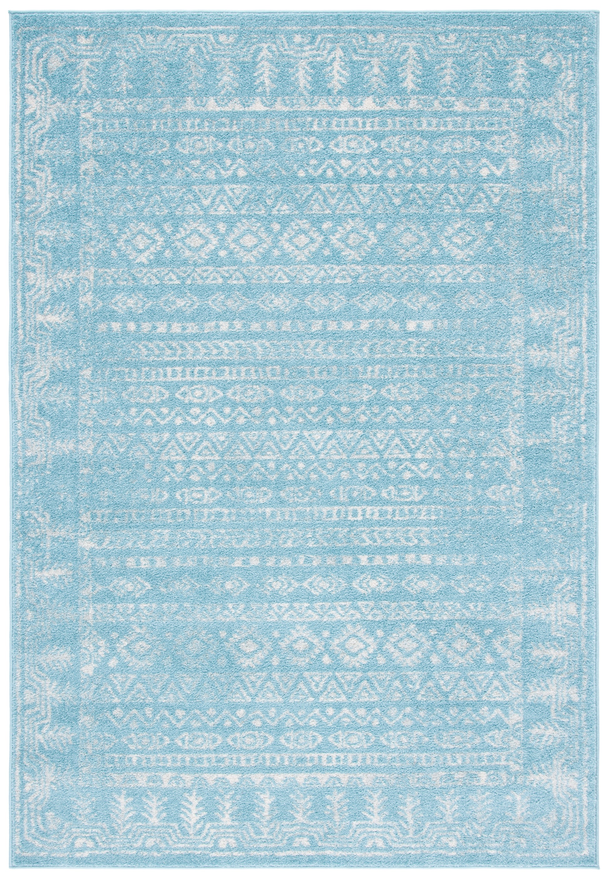 Safavieh Tulum Tul271K Aqua/Ivory Area Rug