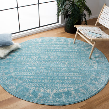 Safavieh Tulum Tul271K Aqua/Ivory Area Rug